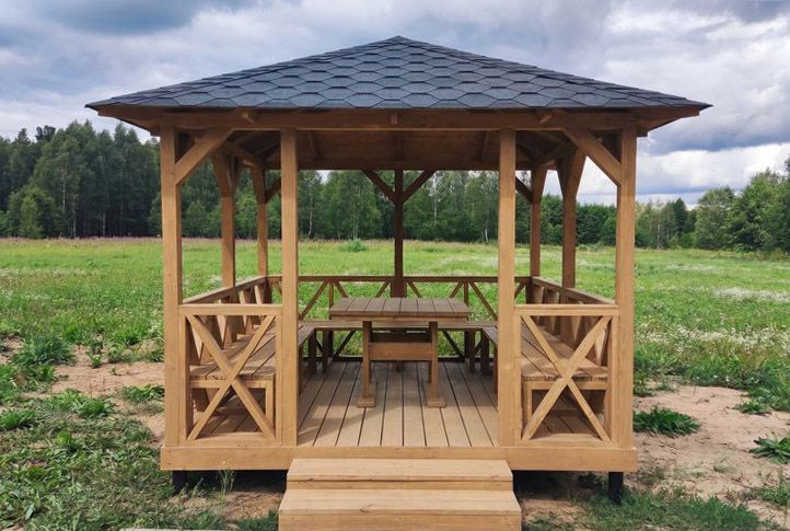 Квадратная беседка ЕВРОПА