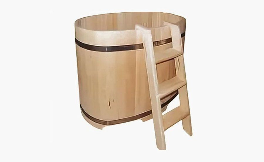 Купель овальная из кедра h120 / 78*140 / 4 см