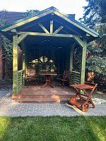 Прямоугольная беседка ЛОЗА