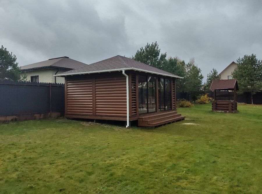 Закрытая беседка Балтика 4,5х6