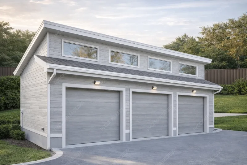 Гараж с ломаной кровлей Цитадель