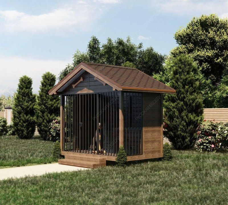Вольер для собак Храброво