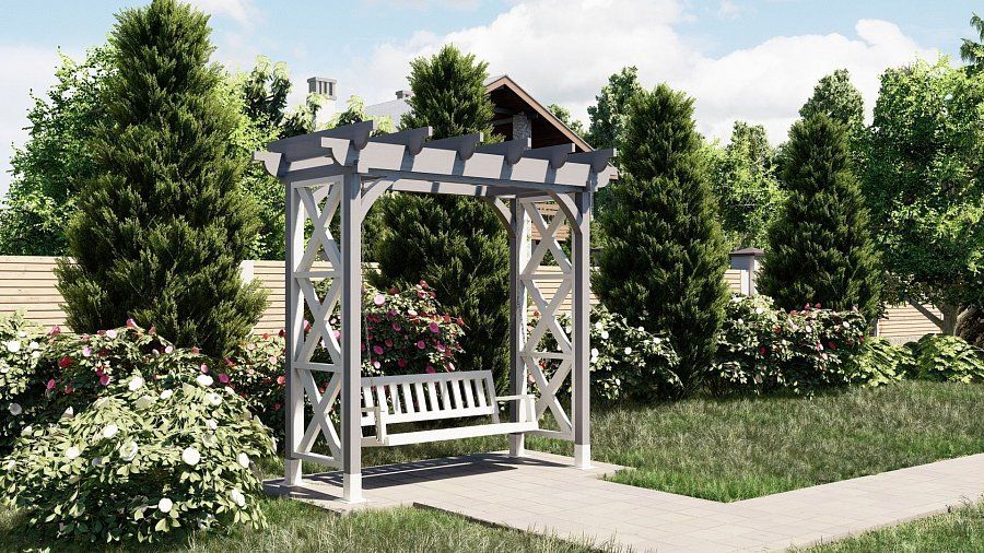 Садовые качели Труневки