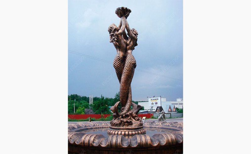 Скульптура Русалки классическая бронза