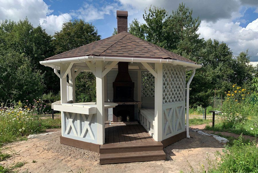 Восьмигранная беседка ЛАГРАС