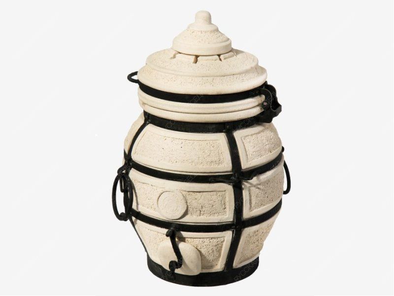 Тандыр керамический Амфора Донской с откидной крышкой