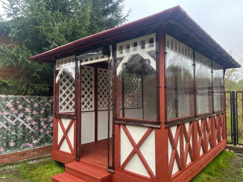 Прямоугольная беседка Малая Калифорния Лайт