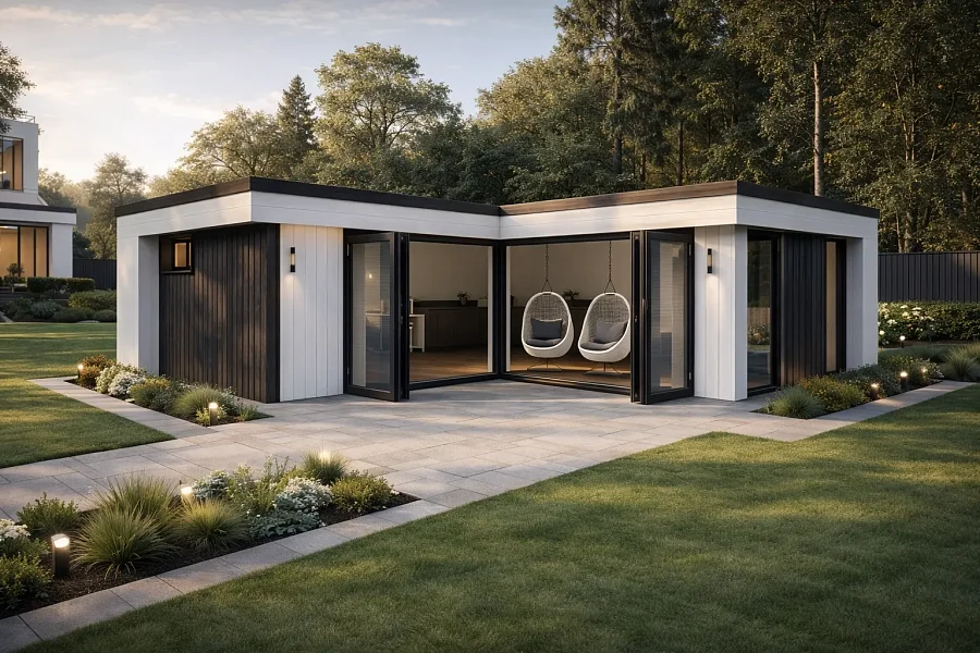 Угловая беседка Валаам