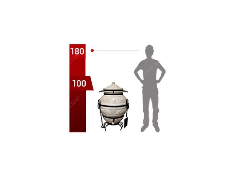 Тандыр керамический Арттандыр Легенды Премиум кракле